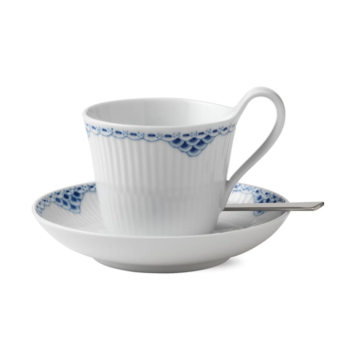 Princess cup with saucer, 25 cl-high handle Royal Copenhagen