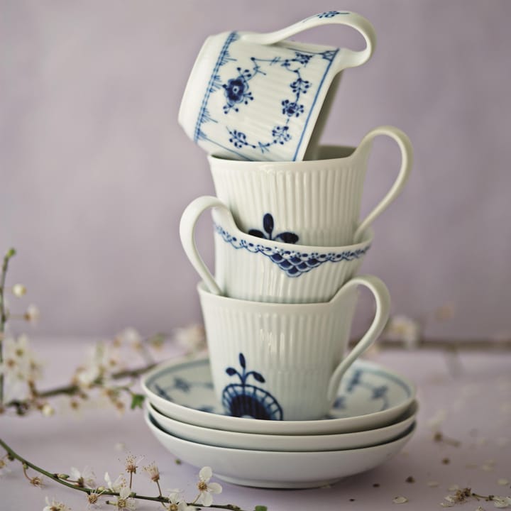 Princess cup with saucer, 25 cl-high handle Royal Copenhagen