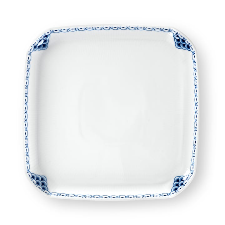 Princess square plate - Ø21 cm - Royal Copenhagen