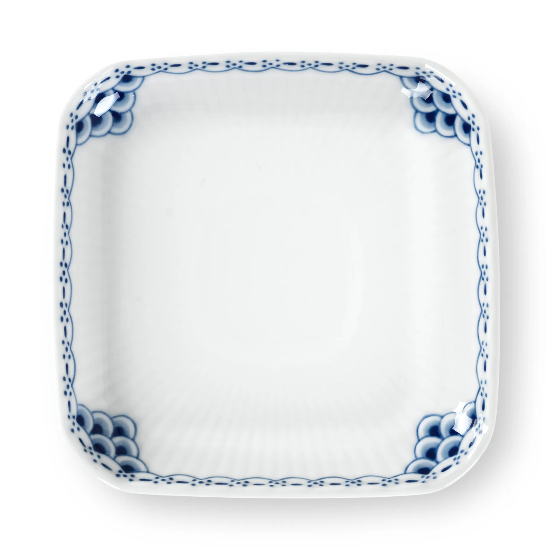 Princess square side plate, Ø10 cm Royal Copenhagen