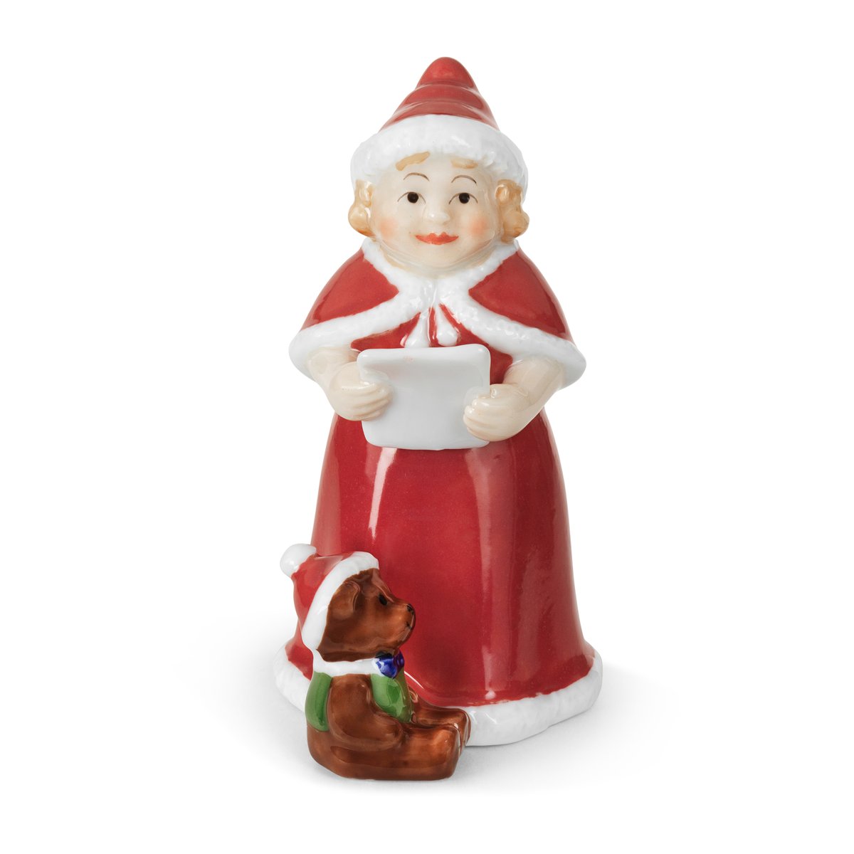 Royal Copenhagen Mrs Santa 2022 White | Scandinavian Design | Christmas decorations | White