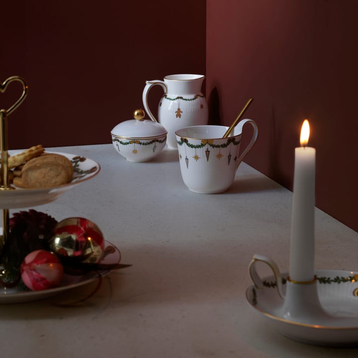 Star Fluted Christmas cup with high handle, 33 cl Royal Copenhagen