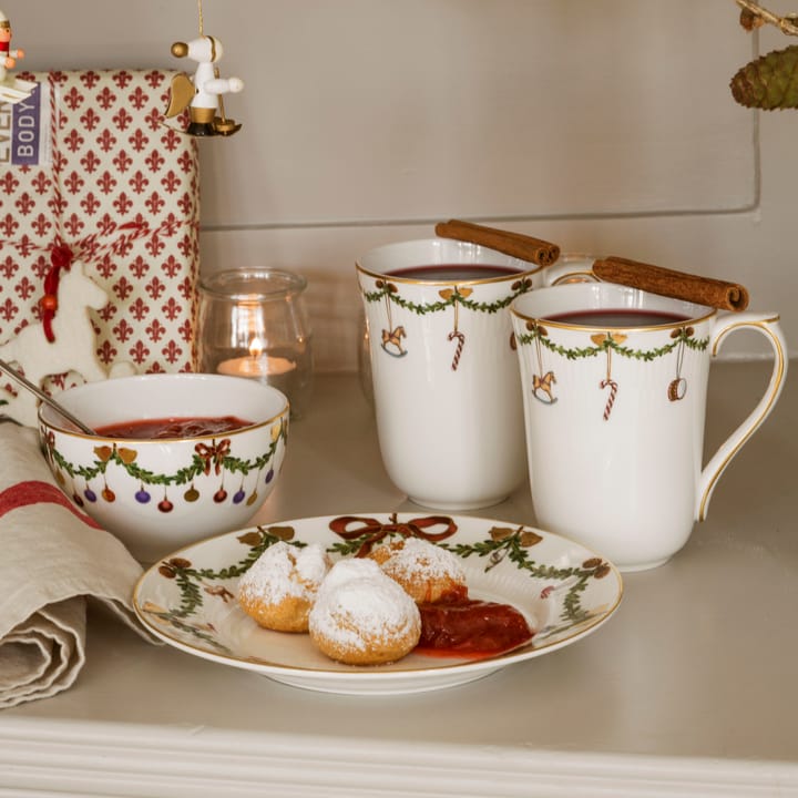 Star Fluted Christmas mug 2-pack, 33 cl Royal Copenhagen