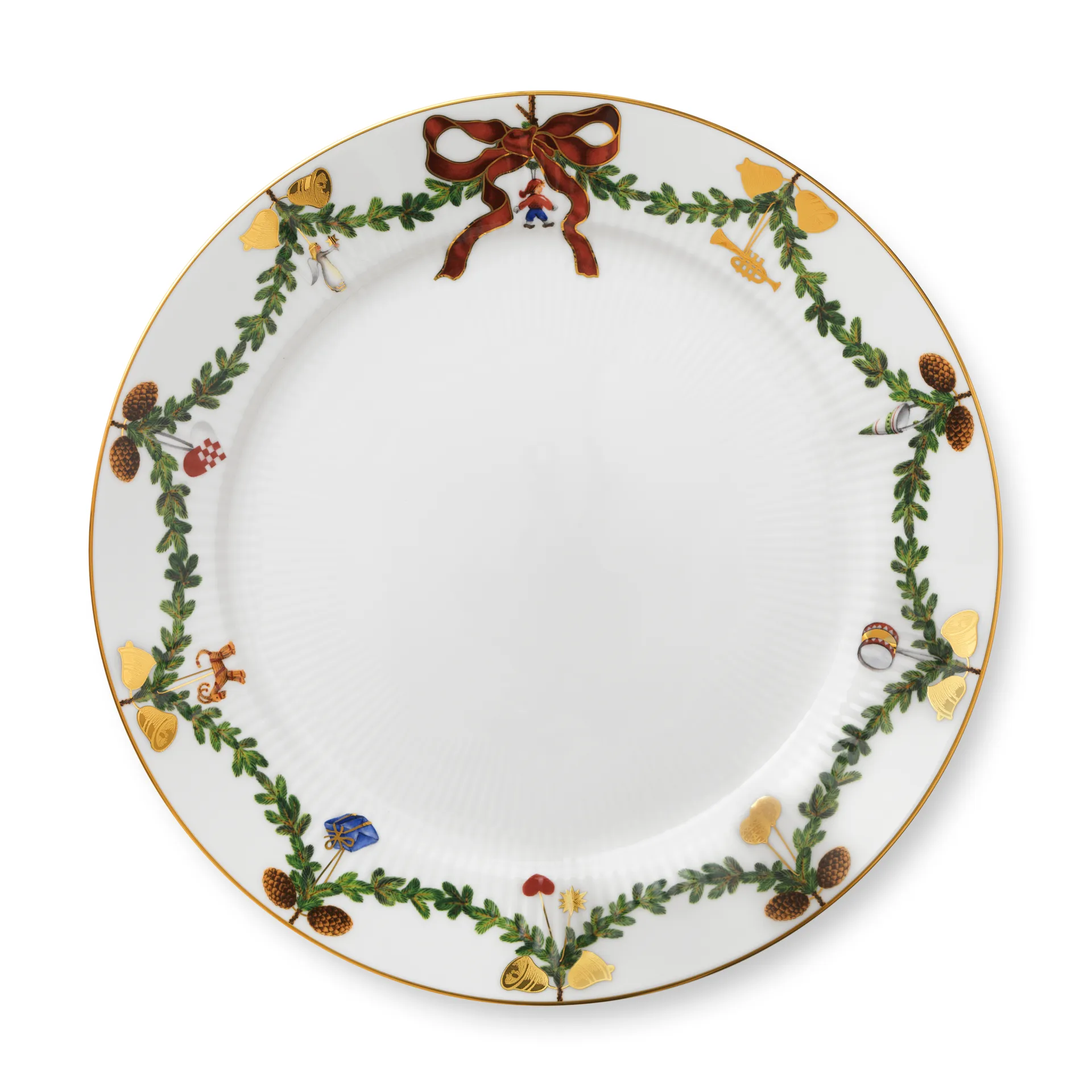 Star Fluted Christmas plate, Ø 27 cm Royal Copenhagen