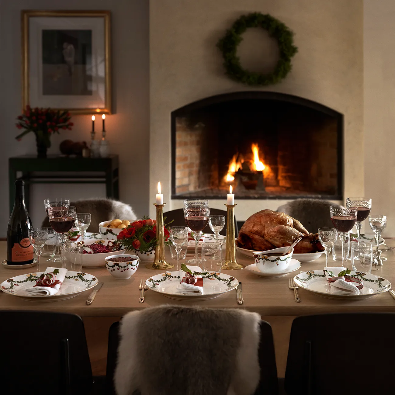 Star Fluted Christmas plate, Ø 27 cm Royal Copenhagen