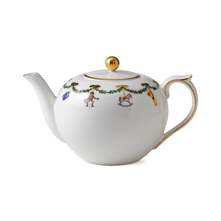 Star Fluted Christmas teapot, 140 cl Royal Copenhagen