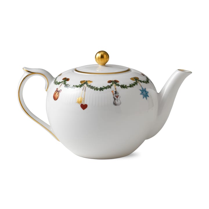 Star Fluted Christmas teapot, 140 cl Royal Copenhagen