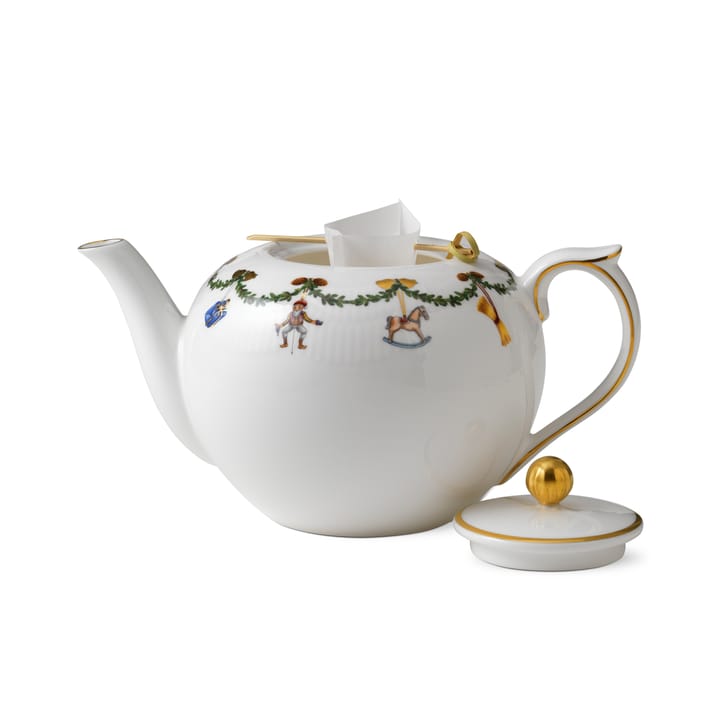 Star Fluted Christmas teapot, 140 cl Royal Copenhagen