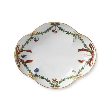 Star Fluted Christmas tray - Ø 18 cm - Royal Copenhagen