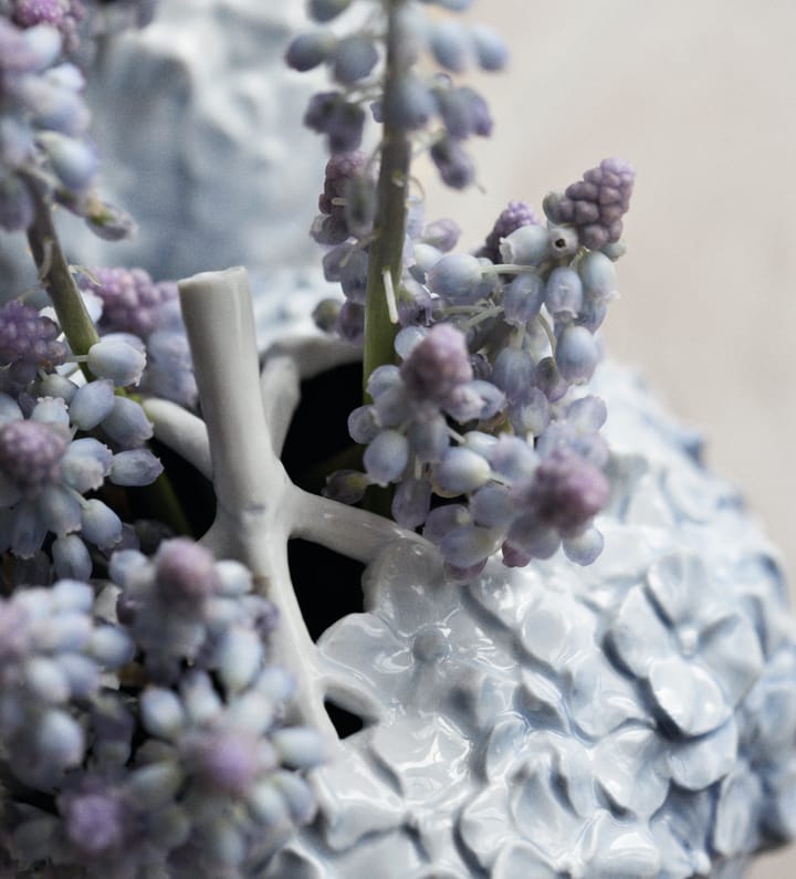 The art of giving flowers hydrangea vase, light blue Royal Copenhagen