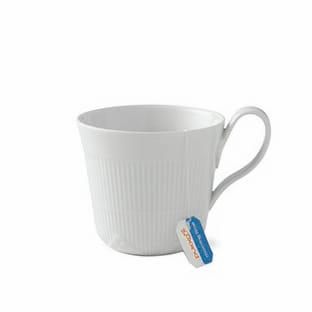 White Elements cup with high handle - 35 cl - Royal Copenhagen