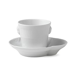 White Elements espresso cup, 10 cl Royal Copenhagen
