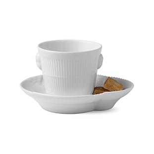 White Elements espresso cup, 10 cl Royal Copenhagen