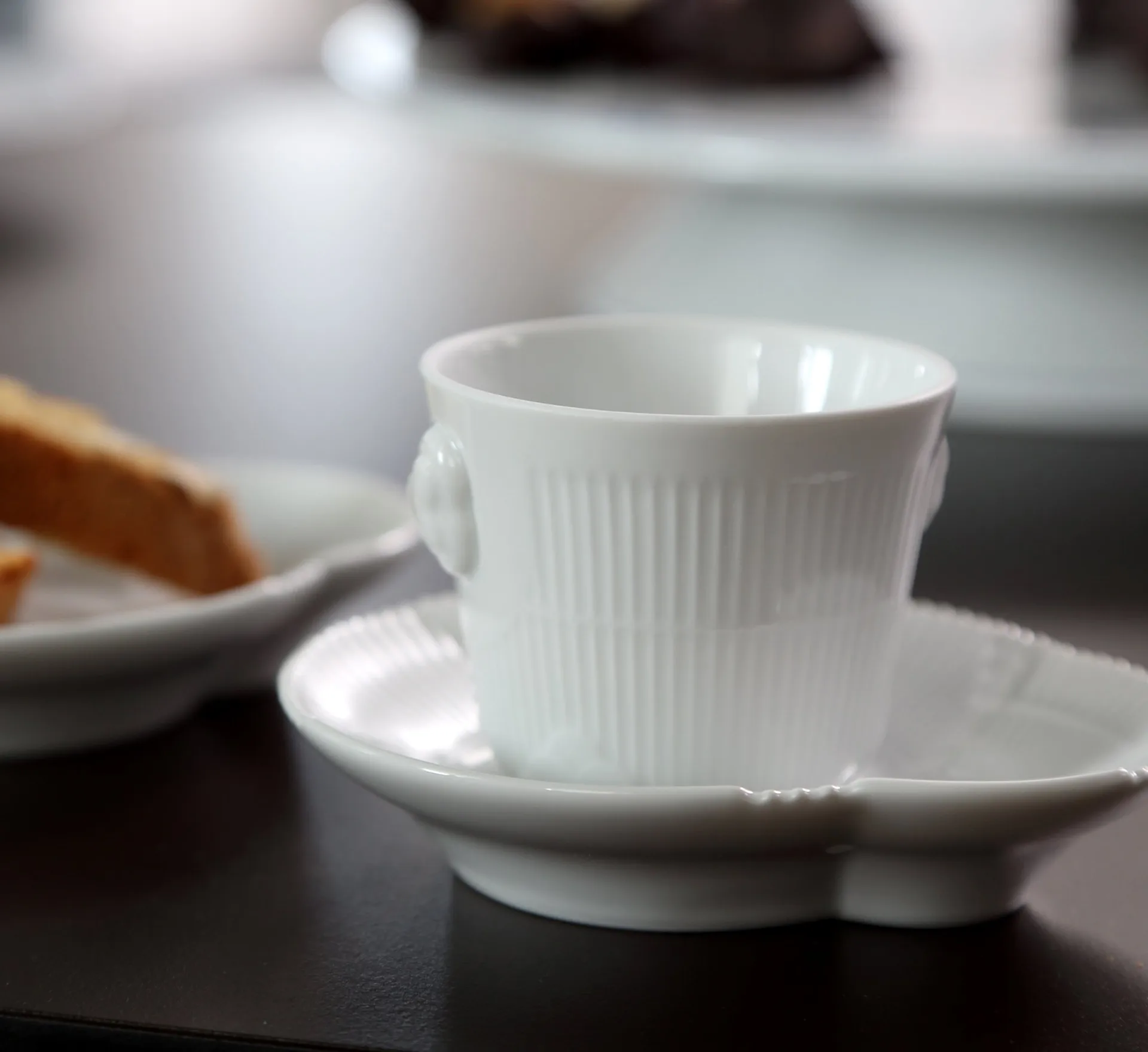 White Elements espresso cup, 10 cl Royal Copenhagen