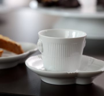 White Elements espresso cup - 10 cl - Royal Copenhagen