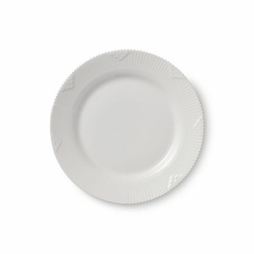 Royal Copenhagen White Elements plate Ø 19 cm