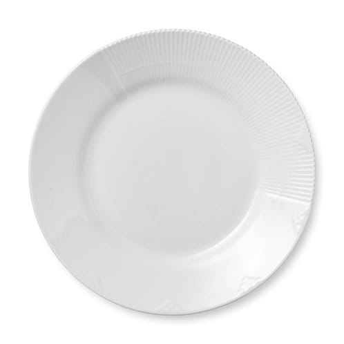 White Elements plate, Ø 26 cm Royal Copenhagen