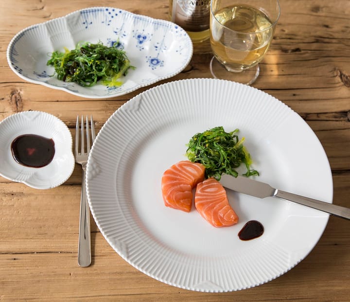 White Elements plate, Ø 26 cm Royal Copenhagen
