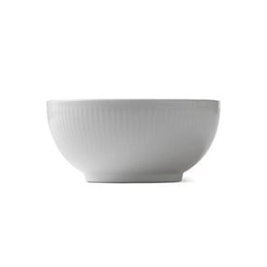 White Fluted bowl, Ø 13 cm Royal Copenhagen