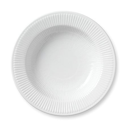 Royal Copenhagen White Fluted deep plate 1 Ø 30 cm