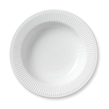 Royal Copenhagen White Fluted deep plate 1 Ø 30 cm
