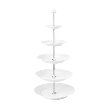 White Fluted dish with 5 tiers - White - Royal Copenhagen