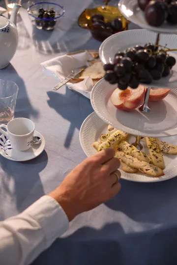 White Fluted dish with 5 tiers - White - Royal Copenhagen