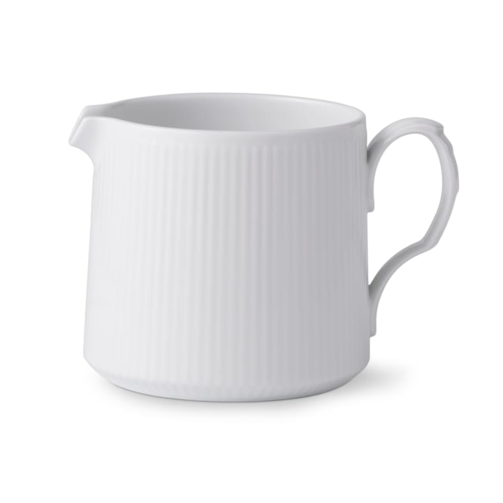 White Fluted Half Lace modern pot - 7 cl - Royal Copenhagen