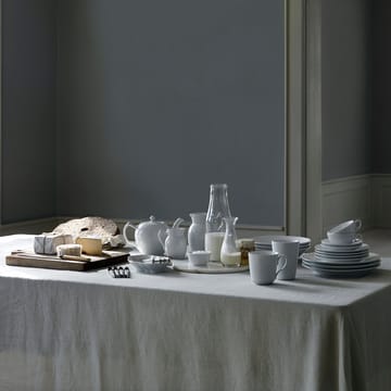 White Fluted Half Lace tea cup and saucer - 20 cl - Royal Copenhagen