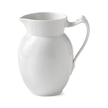 White Fluted jug - 170 cl - Royal Copenhagen