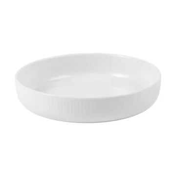 White Fluted oven dish Ø18.5 cm - White - Royal Copenhagen