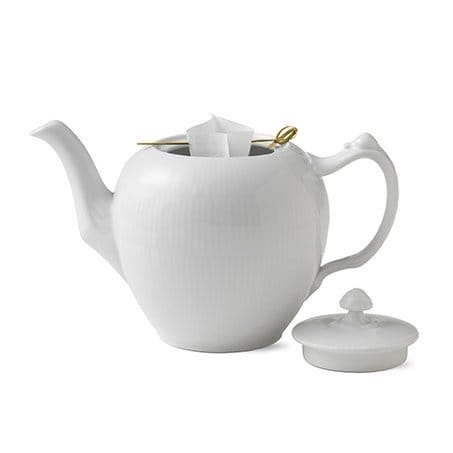 White Fluted teapot, 100 cl Royal Copenhagen