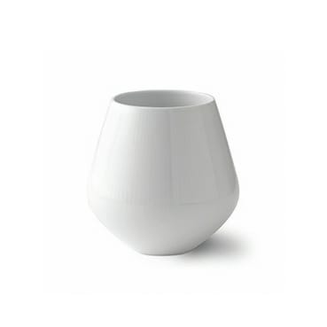 White Fluted vase - 15 cm - Royal Copenhagen