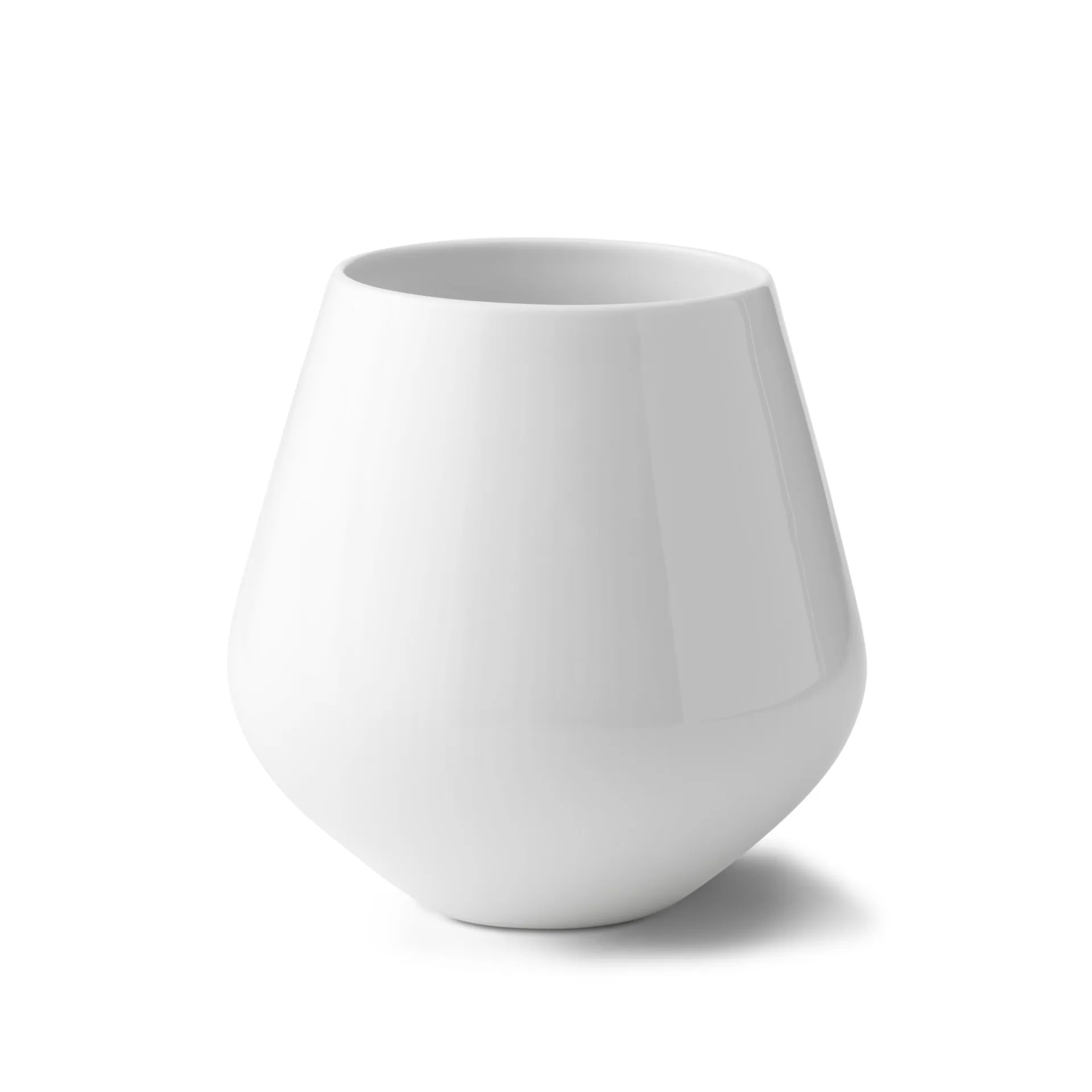 White Fluted vase, 20.5 Royal Copenhagen