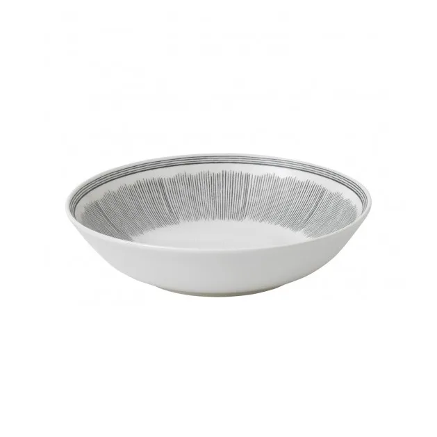 Grey Lines deep plate, 24 cm Royal Doulton