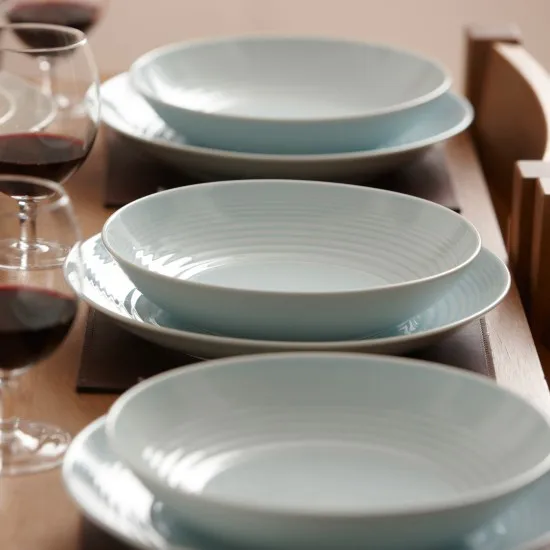 Maze deep plate 24 cm, Blue Royal Doulton