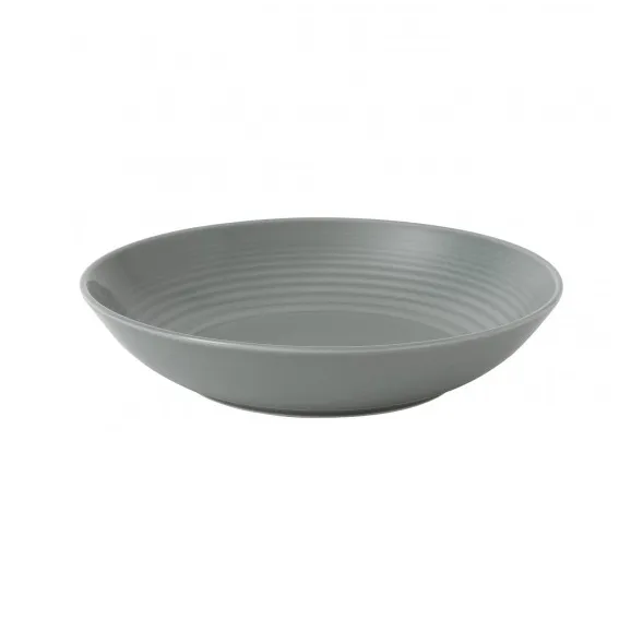 Maze deep plate 24 cm, Dark grey Royal Doulton