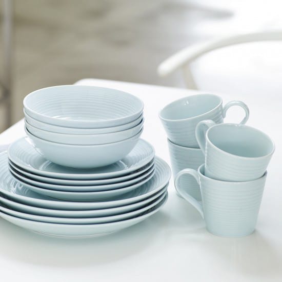 Maze plate 22 cm, blue Royal Doulton
