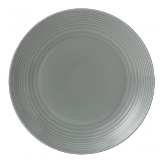 Maze plate 28 cm, dark grey Royal Doulton