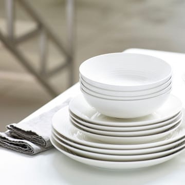 Maze plate set 12 pieces - white - Royal Doulton