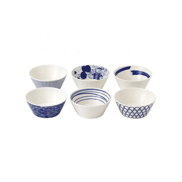 Royal Doulton Pacific bowl blue 6 pieces 11 cm