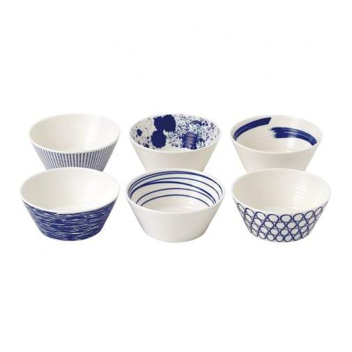 Royal Doulton Pacific bowl blue 6 pieces 16 cm