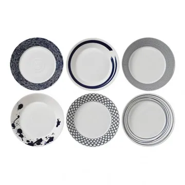 Pacific deep plate 6 pieces - 22 cm - Royal Doulton
