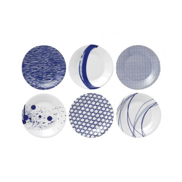 Pacific plate blue 6 pieces - 16 cm - Royal Doulton