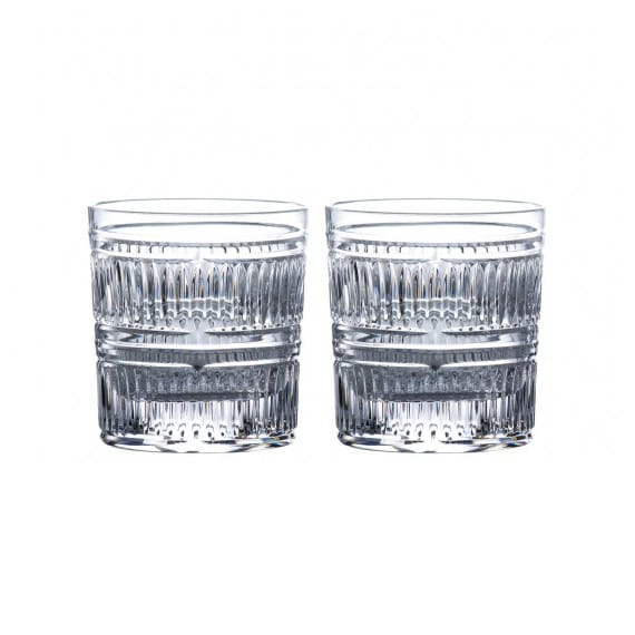 R&D whiskey glass 2-pack - radial - Royal Doulton