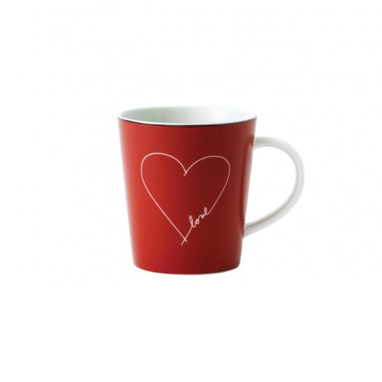 Royal Doulton Ellen DeGeneres mug - valentine red - Royal Doulton