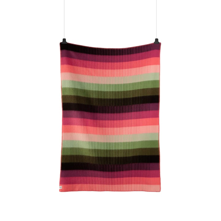 Åsmund gradient blanket 135x200 cm - Pink-green - Røros Tweed