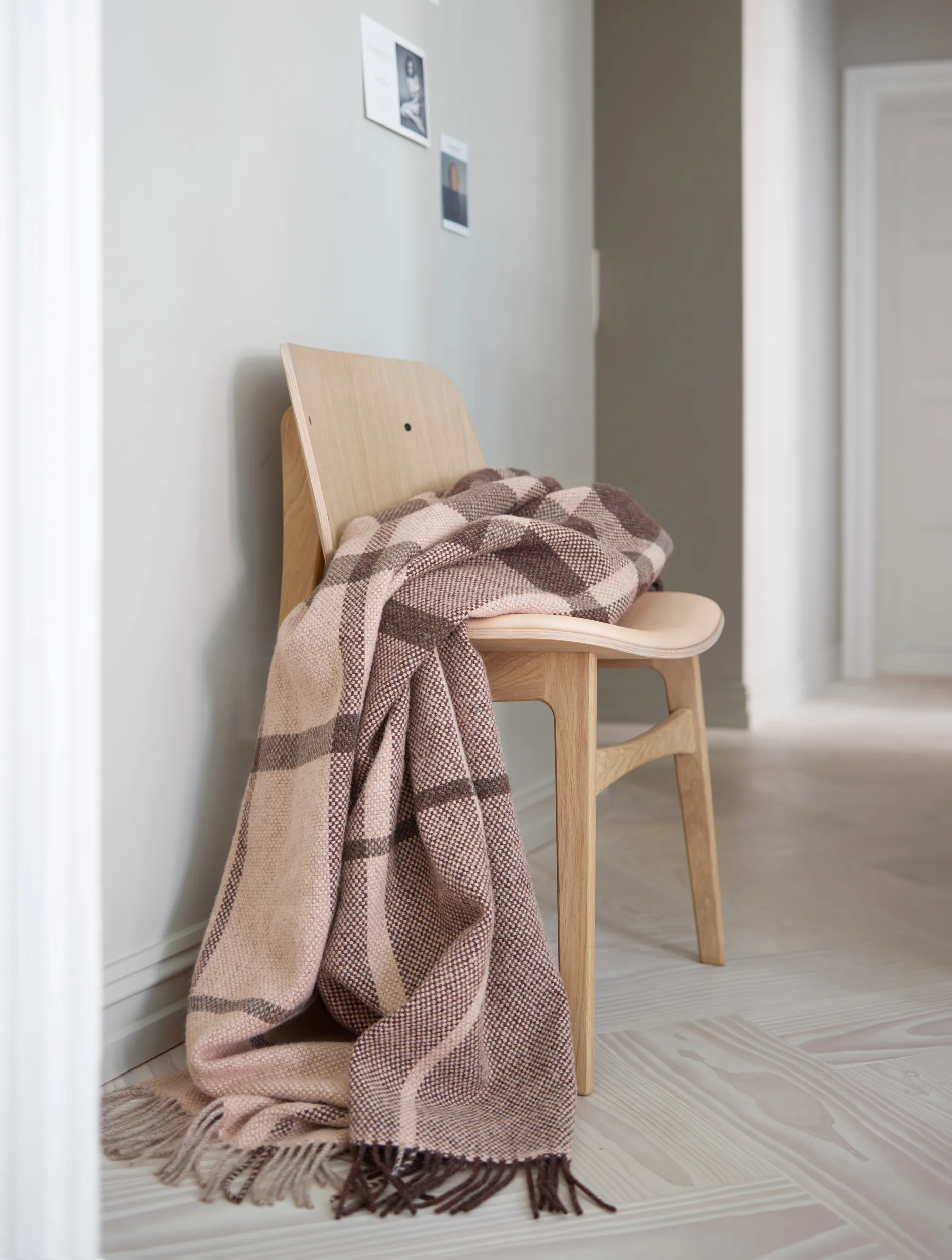 Filos throw 145x220 cm, Brown Røros Tweed