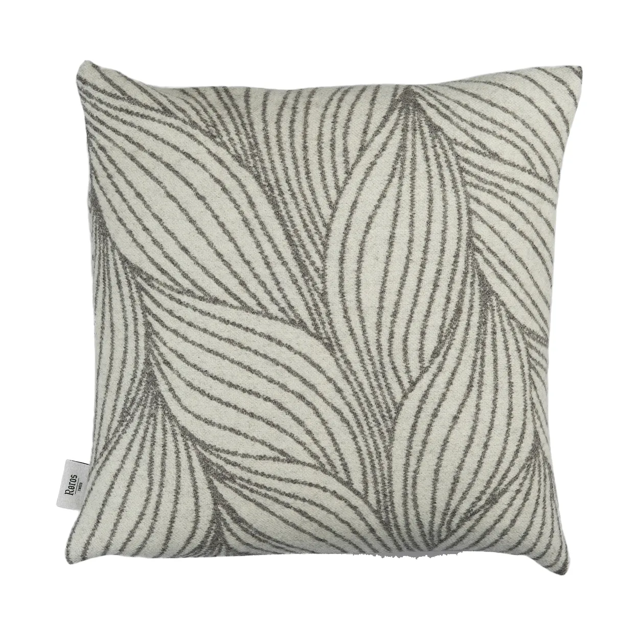 Roros Tweed Flette cushion 50x50 cm Natural | Scandinavian Design | Cushions | Grey