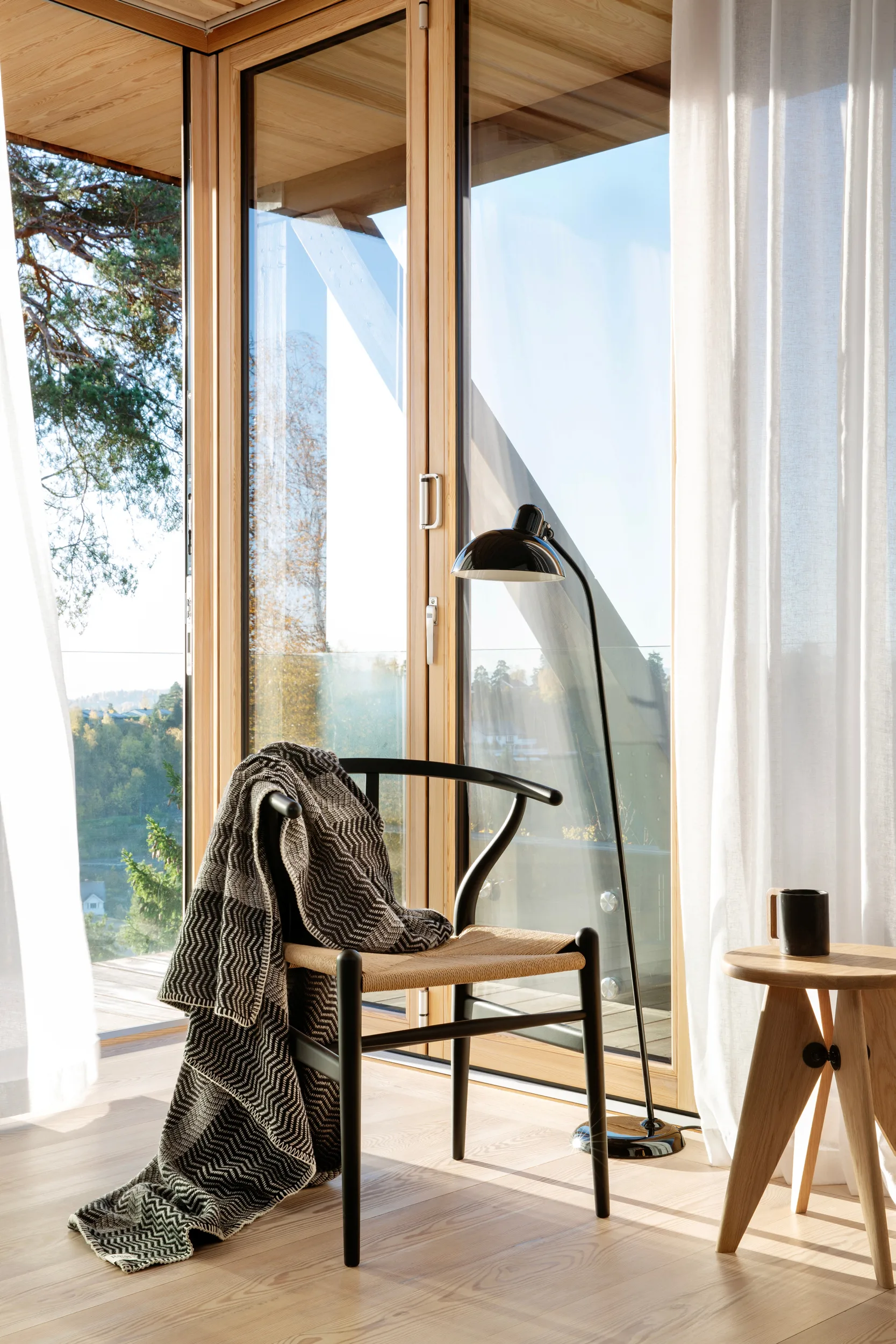 Fri blanket 150x200 cm, Gray day Røros Tweed